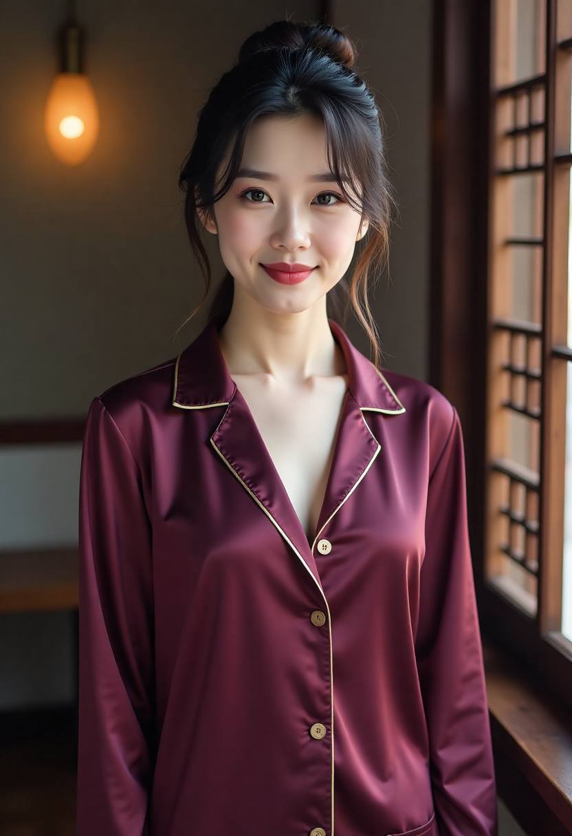 电影中窗边人物的构图